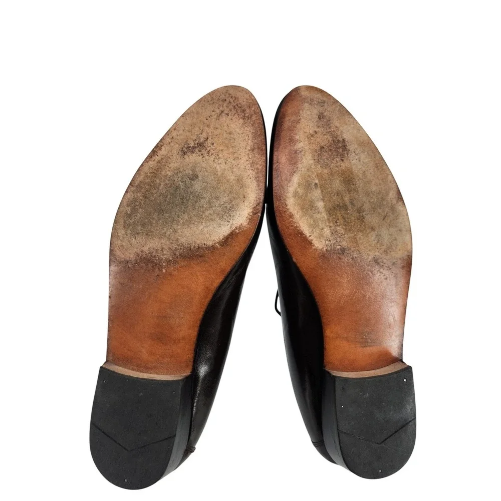 Stacy Adams Cap Toe Oxfords Mens 11 Brown Leather Dress Shoes Classic Office - Picture 5 of 8